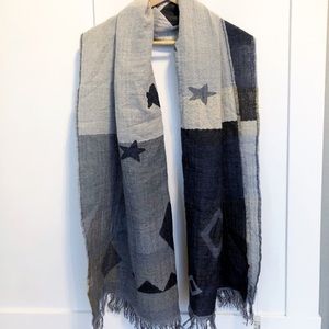 Madewell wool/cotton blend scarf